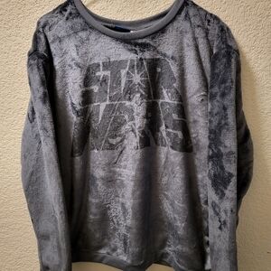 Star wars velour sweater, size Large